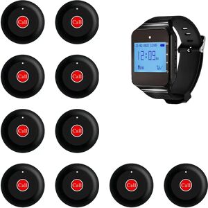 Restaurant Pager Wireless Waiter Calling System Watch Receiver Call Button For Cafe Clinic Dentist