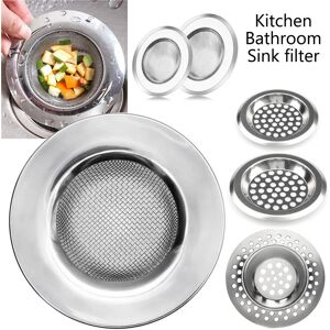 1PCS Kitchen Sink Filter Stainless Steel Mesh Sink Strainer Filter Bathroom Sink Strainer Drain Hole Filter Trap Waste Screen