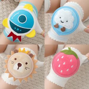 1 Pair Cotton Baby Knee Pads Cute Cartoon Crawling Protector Kids Kneecaps Children Mesh Kneepad Baby Anti-slip Safe Leg Warmer