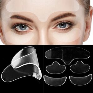 5Pcs Face Forehead Eye Anti Wrinkle Sticker Pad Lifting Firming Mask Patch Reusable Anti Aging Silicone Patches Skin Care