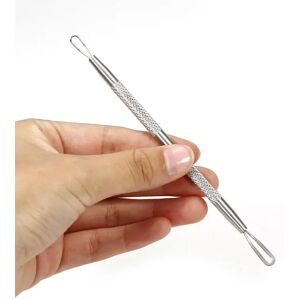 1PC Silver Blackhead Needles Comedone Acne Pimple Blemish Remover Tool Spoon for Face Skin Care Facial Pore Cleaner Tool