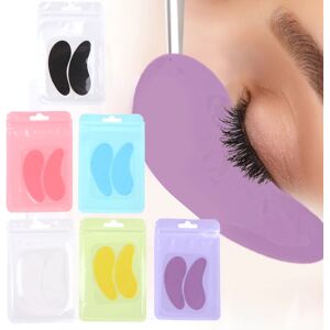 1 Pair Reusable Anti-Wrinkle Silicone Beauty Eye Mask Skin Care Eye Patches Eyelash Pads