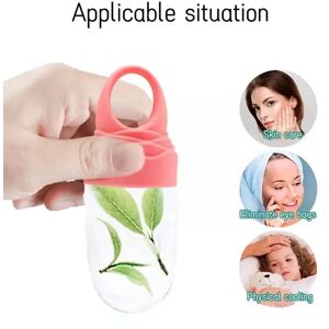 Silicone Ice Face Roller Removing Puffiness Face Massage Ice Eye Applying Face Silicone Bag Ice Ice Skin Film Film Grid Car N8P9