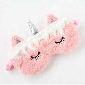 Unicorn Eye Mask Cartoon Eyepatch Sleeping Blindfold Plush Eyes Shade Cover Eyeshade Suitable For Travel Home Party Gifts