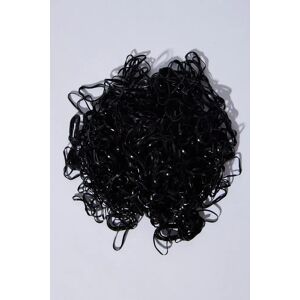 SHERRY.L Black Mini Hair Elastics Rubber Bands