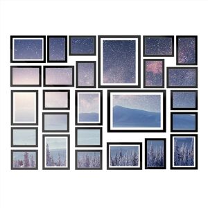 Artiss Photo Frames 26PCS 8x10in 5x7in 4x6in 3.5x5in Hanging Wall Frame Black