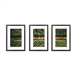 3 PCS Photo Frame Wall Set A3 Picture Home Decor Art Gift Present Black