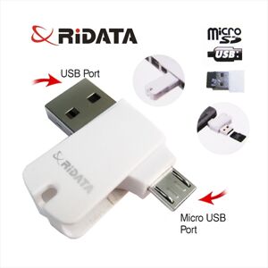 Ridata OTG Mobile Phone Micro SD Card Reader (OTG Mobile Phone/Tablet/PC)