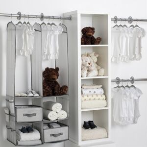 Delta Children 24 Piece Nursery Storage Set - Cool Grey Cool Grey