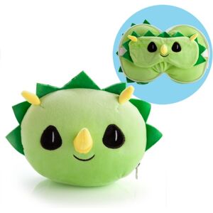 Smoosho's Pals Travel Triceratops Mask & Pillow