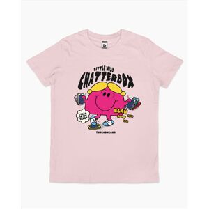 Little Miss Chatterbox Kids Tee - Pink - Size 16