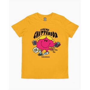 Little Miss Chatterbox Kids Tee - Yellow - Size 16