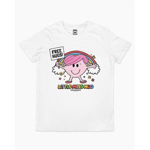 Little Miss Hug Kids Tee - White - Size 16