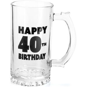 Happy 40th Birthday Beer Stein