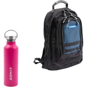 Adventure Kings Kings Utility Backpack + Pink Water Bottle