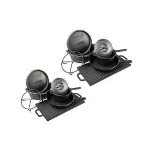 Adventure Kings 2x Cast Iron Cooking Set