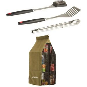 Adventure Kings Hanging Pantry + BBQ Tool Set