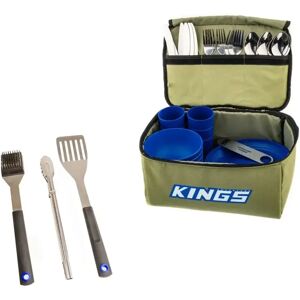 Adventure Kings Kings 37 Piece Picnic Set + BBQ Tool Set