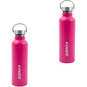 Adventure Kings 2 x Kings Pink Water Bottle