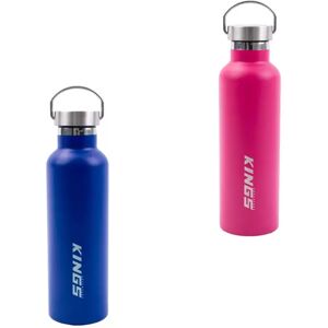 Adventure Kings Kings Pink and Blue Water Bottle