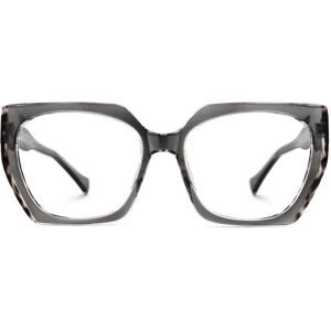 Vooglam Optical Edge - Geometric Grey Eyeglasses