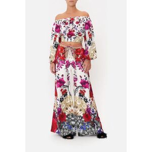 Camilla eBoutique Shirred Waist Top Reign of Roses, M