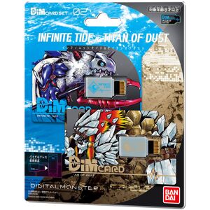 Bandai Digimon Dim Card Set Vol. 2 Titan of Dust and Inifinite Tide for Vital Bracelet