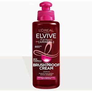 PrettyLittleThing L'Oréal Paris Elvive Full Resist Brush-Proof Cream With Aminexil for Hair Fall Due to Breakage 200ml, Clear One Size