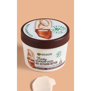 PrettyLittleThing Garnier Body Superfood Repairing Body Butter With Cocoa & Ceramide 380ml, Clear One Size