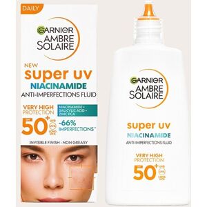 PrettyLittleThing Garnier Ambre Solaire UV Niacinamide Ant Acne Serum 150ml, Clear One Size