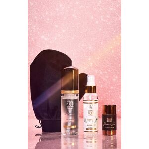 PrettyLittleThing Dripping Gold Pary Prep Tanning Collection Set Medium (Worth £51), Medium One Size
