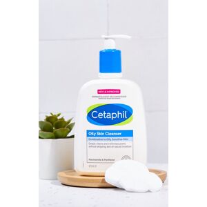 PrettyLittleThing Cetaphil Oily Skin Cleansing Facial Cleanser 473ml, Clear One Size