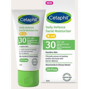 PrettyLittleThing Cetaphil Daily Defence Facial Moisturiser SPF30 50g, Clear One Size