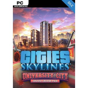 Paradox Interactive Cities Skylines PC - Content Creator Pack University City DLC