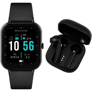 Reflex Active Series 17 Black Smart Watch & Earbud Bundle RA17-2162-TWS