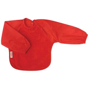 Silly Billyz Silly Billyz Long Sleeve Towel Bib (Small) - Red