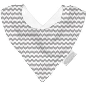 Silly Billyz Silly Billyz Jersey Chevron Bandana Bib - Grey