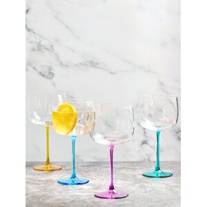 Anton Studio Designs Anton Studio Designs Set of 4 Pink Gala Gin Glasses