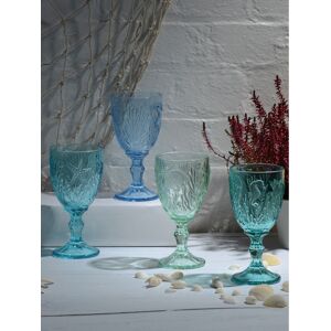 Artland Artland Set of 4 Blue Marine Goblets