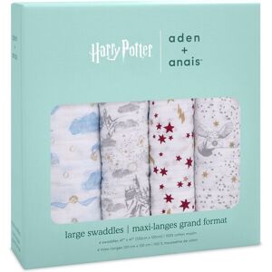 Aden + Anais aden + anais Harry Potter Iconic Large 100% Cotton Muslin Blankets 4 Pack