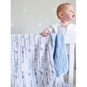 Aden + Anais aden + anais Blue Rising Star Dream 100% Cotton Muslin Blanket