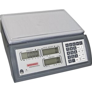 Zählwaage, mit drei Anzeigefeldern, Wägebereich bis 45 kg, Ablesbarkeit 1 g, Wägeplatte 360 x 240 mm Soehnle