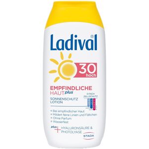 Ladival® Empfindliche Haut plus pflegende Sonnenschutz Lotion LSF 30 mit Hyaluronsäure & Photolyase 200 ml