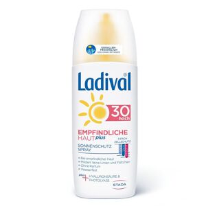 Ladival® Empfindliche Haut plus pflegendes Sonnenschutz Spray LSF 30 mit Hyaluronsäure & Photolyase 150 ml