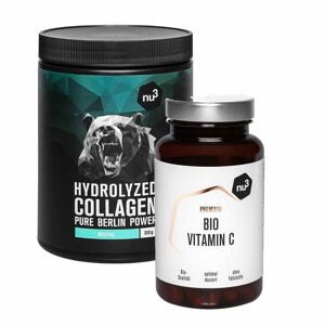 nu3 Bio Kollagenhydrolysat + nu3 Premium Bio Vitamin C 1 ct