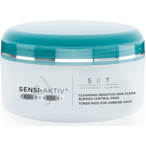 SBT Sensi Aktiv Cell Dentical Cleansing Sensitive Skin Clear Blemish Control Pads 40 Stk 1 SET 1 Set