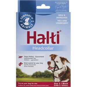 Halti Kopfhalfter schwarz für Beagle, Border Collie, Pudel - Grösse 2 - Hundezubehör