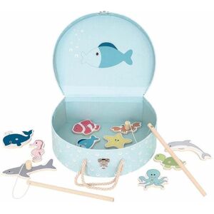 JaBaDaBaDo Spielcenter »Fischspiel mit Koffer« blau Größe