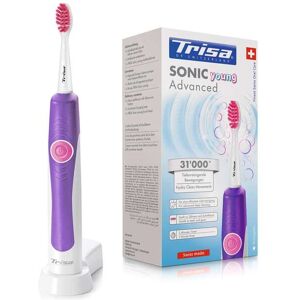 Trisa Schallzahnbürste »Sonic Advanced Young« violett Größe
