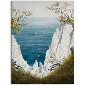 Artland Wandbild »Kreidefelsen auf Rügen, um 1826«, Gewässer, (1 St.), als... Farbe Bild(er): blau Größe